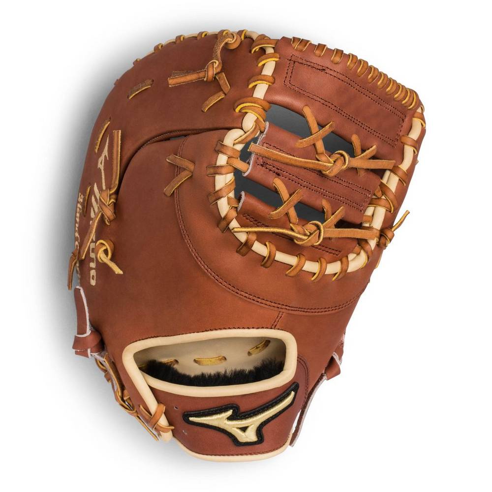 Mizuno Men's Pro Select Baseball First Base Catchers Mitt 12.5" Brown (312596-PVR)